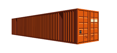 40-ка футовый (High Cube Wide) стандартный контейнер
